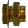 1/4 Fip Brass Bulkhead fitting [C-BHF-1/4F-3/4M-BS]  28301  105088  21-086 Hydrotek DFF04  NM5087  1683-0679
